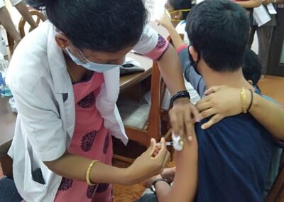 1st dose Covid Vaccination camp