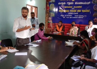 Awareness programs on Divyang Schemes conducted by Seva Bharathi