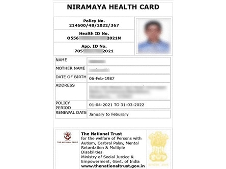 Niramaya Health Insurance Scheme.
