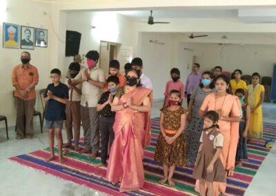 Sharada Pooja at Roman & Catherine Lobo Residential School for Visually Impaired