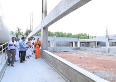 Visit of Parama Poojya Shreemad Shree Vidhyadheesh Teerth Shreepad Vader Swamiji to Madhava Vana Campus