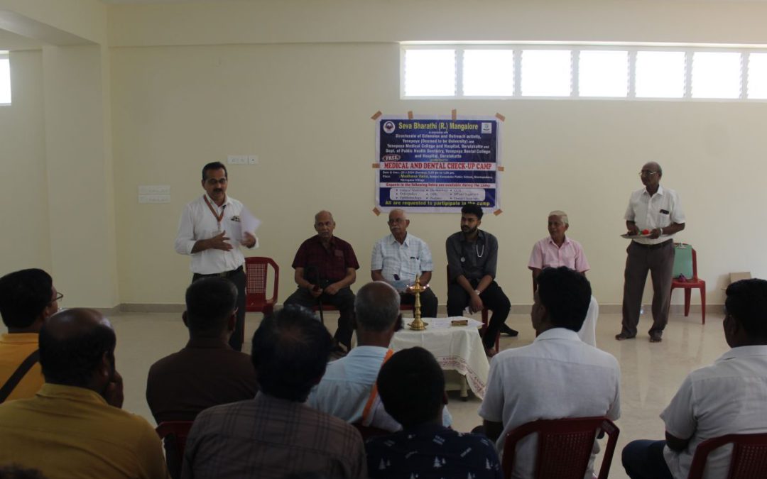 Conduct of Medical & Dental check-up camp at Madhava Vana campus