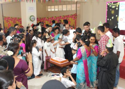 Mass Birthday at Seva Bharathi Units