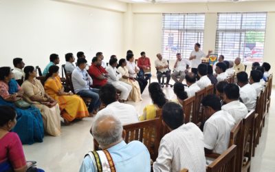 Visit of people’s representatives to Madhava Vana Campus
